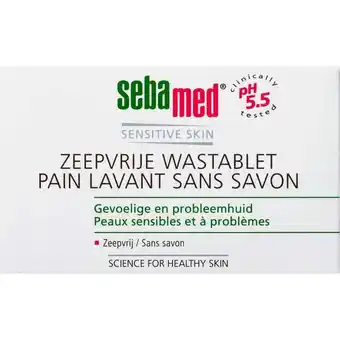 Etos Sebamed Zeepvrij Wastablet 150 gram aanbieding