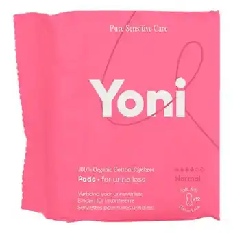 Etos Yoni Verband Urineverlies Normal Bio Katoenen Toplaag 12 stuks aanbieding