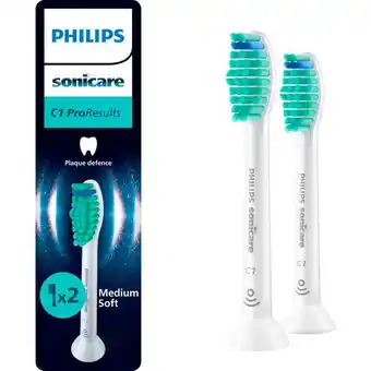 Etos Philips Sonicare ProResults Opzetborstel Wit HX6012/87 - 2 Pack aanbieding