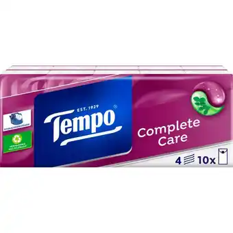Etos Tempo Complete Care 4-Laags Zakdoekjes 10 pakjes aanbieding