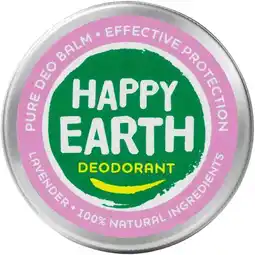 Etos Happy Earth 100% Natuurlijke Lavender Deodorant Balm 45 GR aanbieding