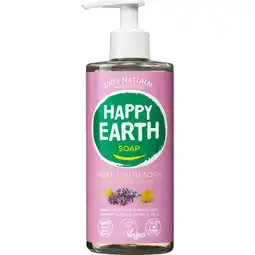 Etos Happy Earth 100% Natuurlijke Lavender Ylang Handzeep 300 ML aanbieding