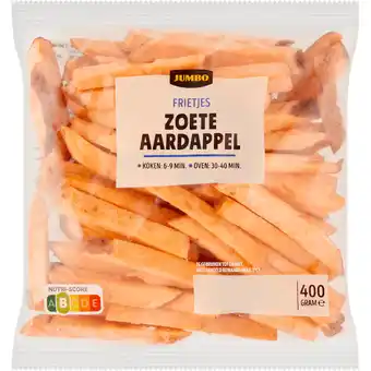 Jumbo Jumbo Frietjes Zoete Aardappel 400 g aanbieding