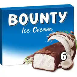 Jumbo Bounty Ijs repen chocolade kokos 6-pack aanbieding