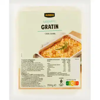 Jumbo Jumbo Aardappel Gratin 700 g aanbieding