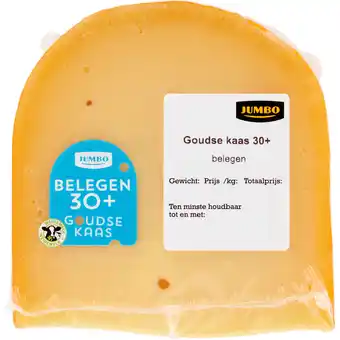 Jumbo Jumbo Goudse Kaas 30+ Belegen ca. 434 g aanbieding