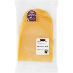 Jumbo Jumbo Goudse Kaas Extra Belegen 48+ Plakken ca. 200g aanbieding