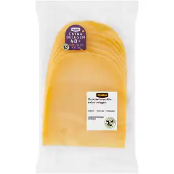 Jumbo Jumbo Goudse Kaas Extra Belegen 48+ Plakken ca. 200g aanbieding
