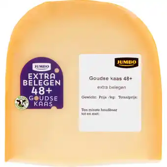 Jumbo Jumbo Goudse Kaas 48+ Extra Belegen ca. 420 g aanbieding