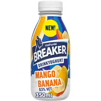 Jumbo Melkunie Breaker Drinkyoghurt Mango Banana 0,5% Vet 350 ml aanbieding