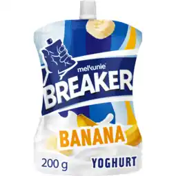 Jumbo Melkunie Breaker Originals Banana Yoghurt 200 g aanbieding
