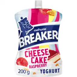 Jumbo Melkunie Breaker Specials Cheesecake Raspberry Yoghurt 200 g aanbieding