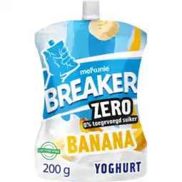 Jumbo Melkunie Breaker Zero Banana Yoghurt 200 g aanbieding