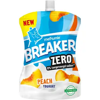 Jumbo Melkunie Breaker Zero Peach Yoghurt 200 g aanbieding