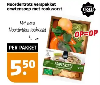 Poiesz Noordertrots verspakket erwtensoep met rookworst aanbieding