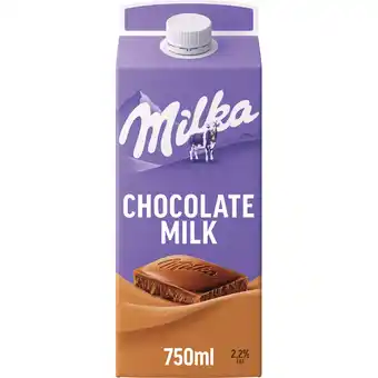 Jumbo Milka Chocolate Milk 2,2% Fat 750 ml aanbieding