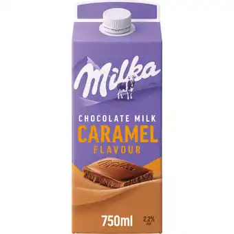 Jumbo Milka Chocolate Milk Caramel Flavour 2,2% Fat 750 ml aanbieding