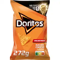 Jumbo Doritos Nacho Cheese Tortilla Chips 272g aanbieding