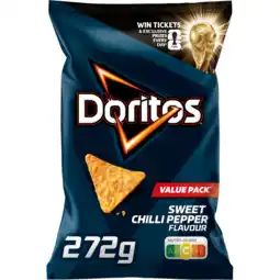 Jumbo Doritos Sweet Chilli Pepper Tortilla Chips 272 gr aanbieding