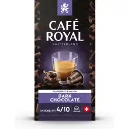 Jumbo Café Royal Dark Chocolate Flavoured Coffee 10 Capsules 50 g aanbieding