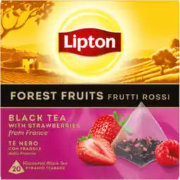 Jumbo Lipton Zwarte Thee Forest fruit aanbieding