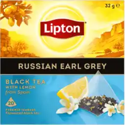 Jumbo Lipton Zwarte Thee Russian Earl Grey aanbieding