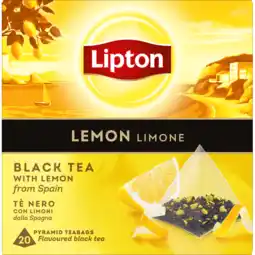 Jumbo Lipton Zwarte Thee lemon aanbieding