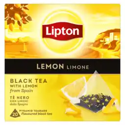 Jumbo Lipton Zwarte Thee lemon aanbieding