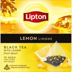 Jumbo Lipton Zwarte Thee lemon aanbieding