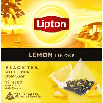 Jumbo Lipton Zwarte Thee lemon aanbieding