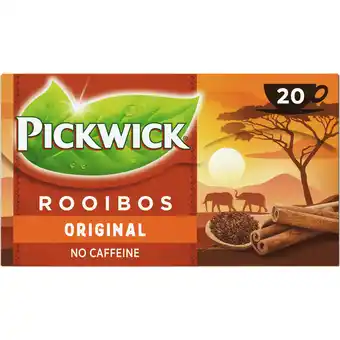 Jumbo Pickwick Rooibos Original 20 x 1,5 g aanbieding