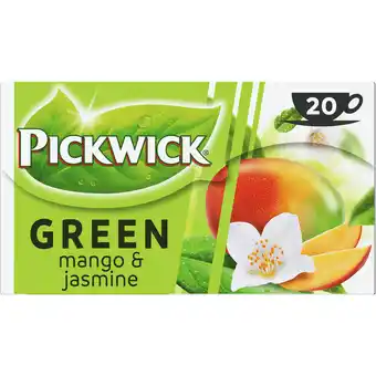 Jumbo Pickwick Green Tea Mango & Jasmine 20 Stuks aanbieding