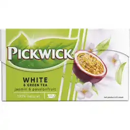 Jumbo PICKWICK GREEN & White Jasmin Passionfruit 20 Stuks aanbieding