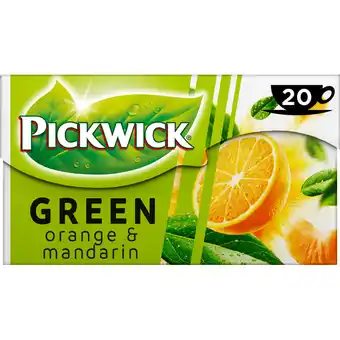 Jumbo Pickwick Orange Mandarin Groene Thee 20 Stuks aanbieding