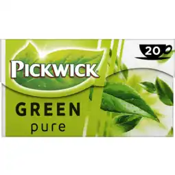 Jumbo Pickwick Pure Groene Thee 20 Stuks aanbieding