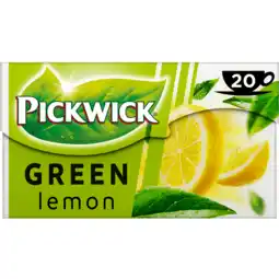 Jumbo Pickwick Lemon Groene Thee 20 Stuks aanbieding
