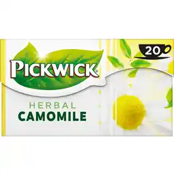 Jumbo Pickwick Kamille Kruiden Thee 20 Stuks aanbieding