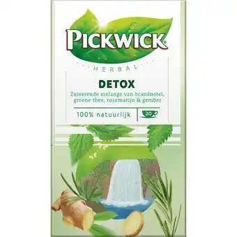 Jumbo Pickwick Herbal Detox Kruiden Thee 20 Stuks aanbieding