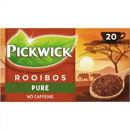 Jumbo Pickwick Rooibos Pure 20 x 1,5 g aanbieding