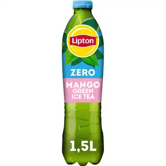 Jumbo Lipton Ice Tea Green Mango Zero Sugar 1,5L aanbieding