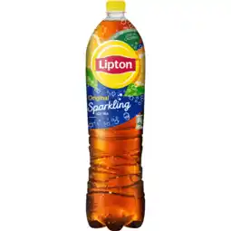 Jumbo Lipton Ice Tea Sparkling Original 1.5 L aanbieding