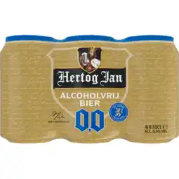 Jumbo Hertog Jan - 0.0% Alcoholvrij - Blik - 6 x 330ML aanbieding