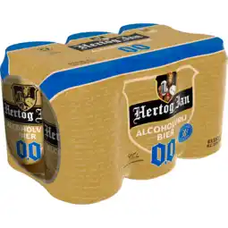 Jumbo Hertog Jan - 0.0% Alcoholvrij - Blik - 6 x 330ML aanbieding