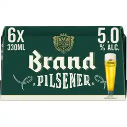 Jumbo Brand Pilsener Bier Blik 6 x 330ml aanbieding