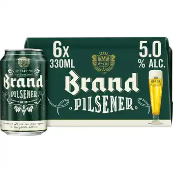 Jumbo Brand Pilsener Bier Blik 6 x 330ml aanbieding