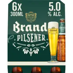Jumbo Brand Pilsener Bier Fles 6 x 300ml aanbieding