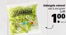 Poiesz IJsbergsla naturel aanbieding