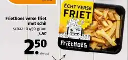 Poiesz Friethoes verse friet met schil aanbieding