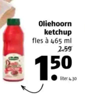 Poiesz Oliehoorn ketchup aanbieding