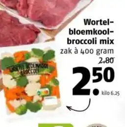 Poiesz Wortel bloemkool broccoli mix aanbieding